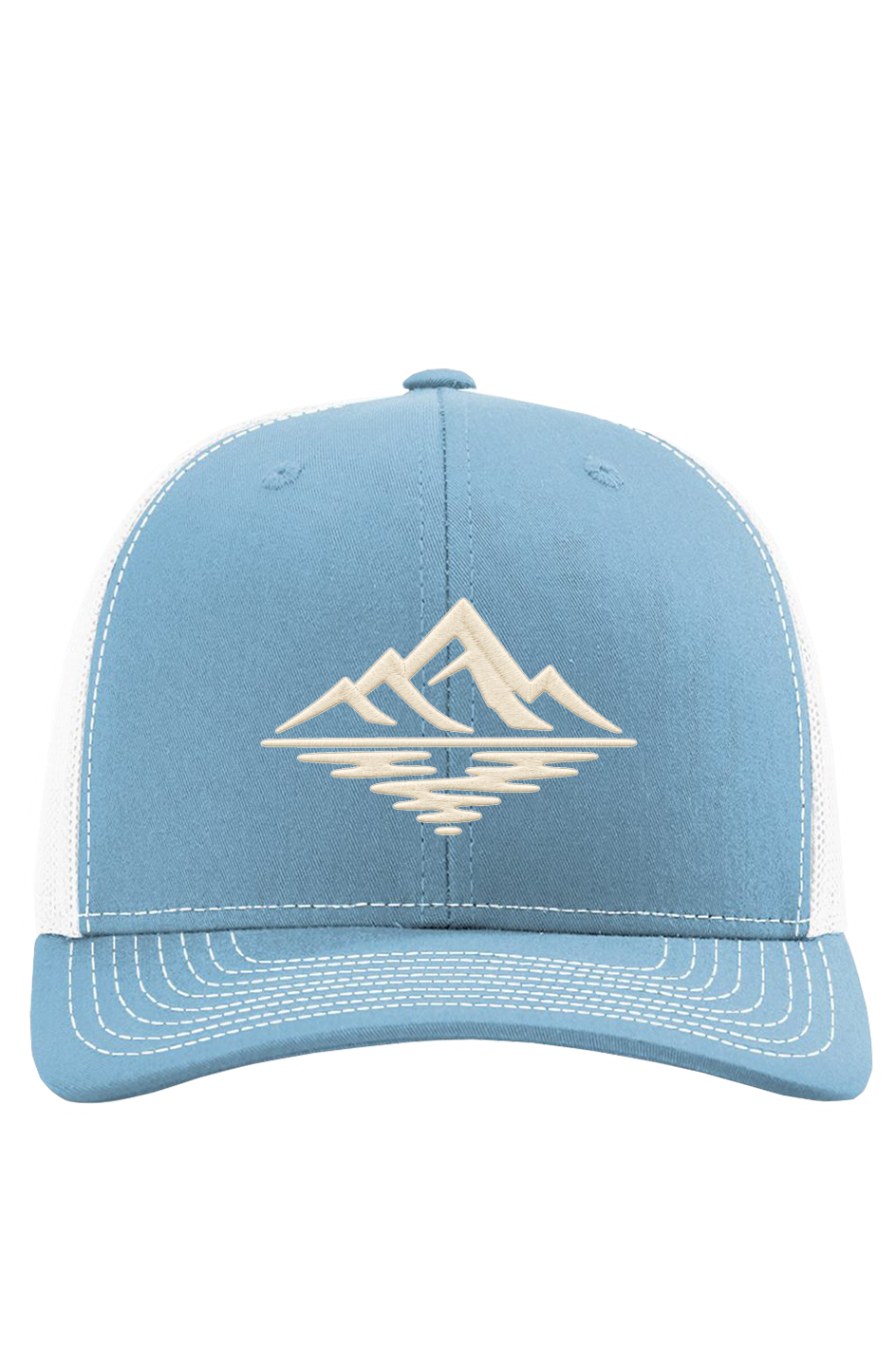THREAD. Richardson Mesh Snapback Cap — Columbia Blue/White