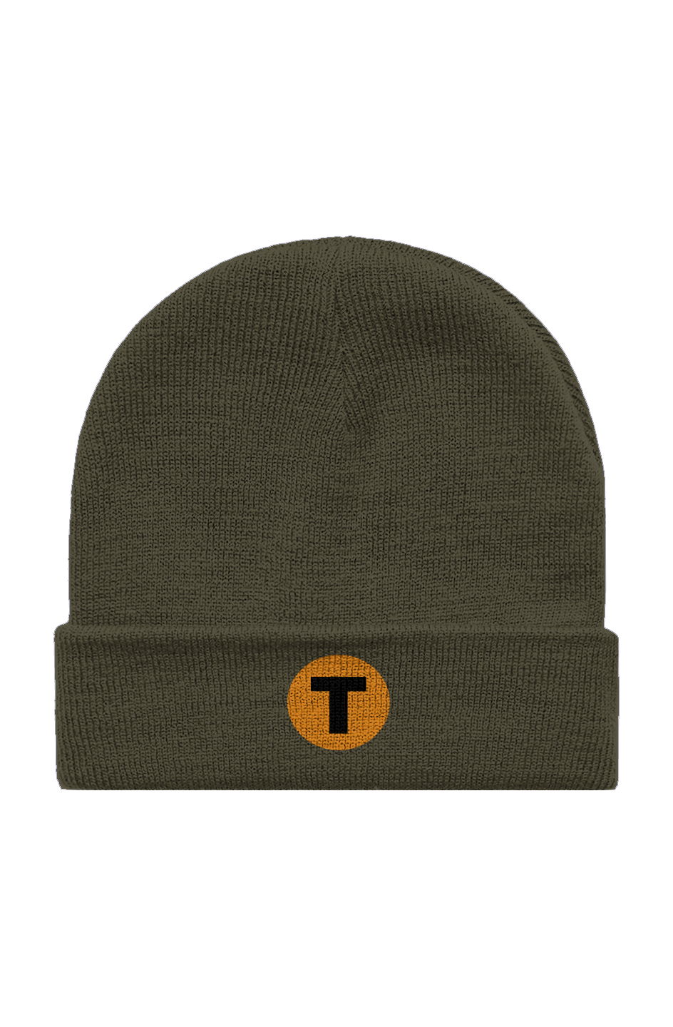 THREAD. Cuff Beanie — Army