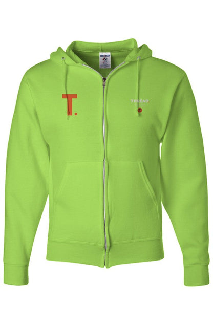 THREAD 39 s BIG T Full Zip Hooded Sweatshirt