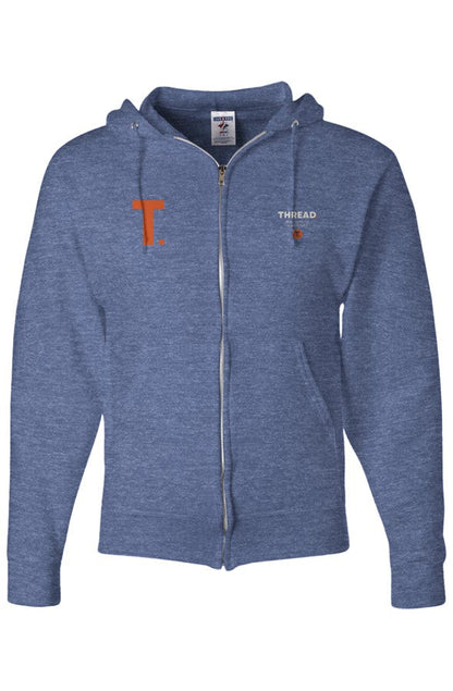 THREAD 39 s BIG T Full Zip Hooded Sweatshirt