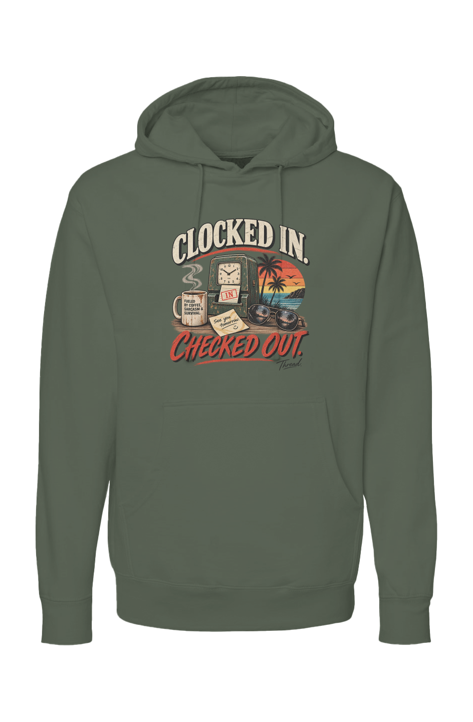 Clocked In Checked Out