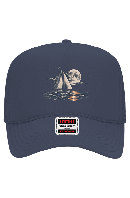 SailBoat Sunsets Otto 5 Panel Mesh Trucker
