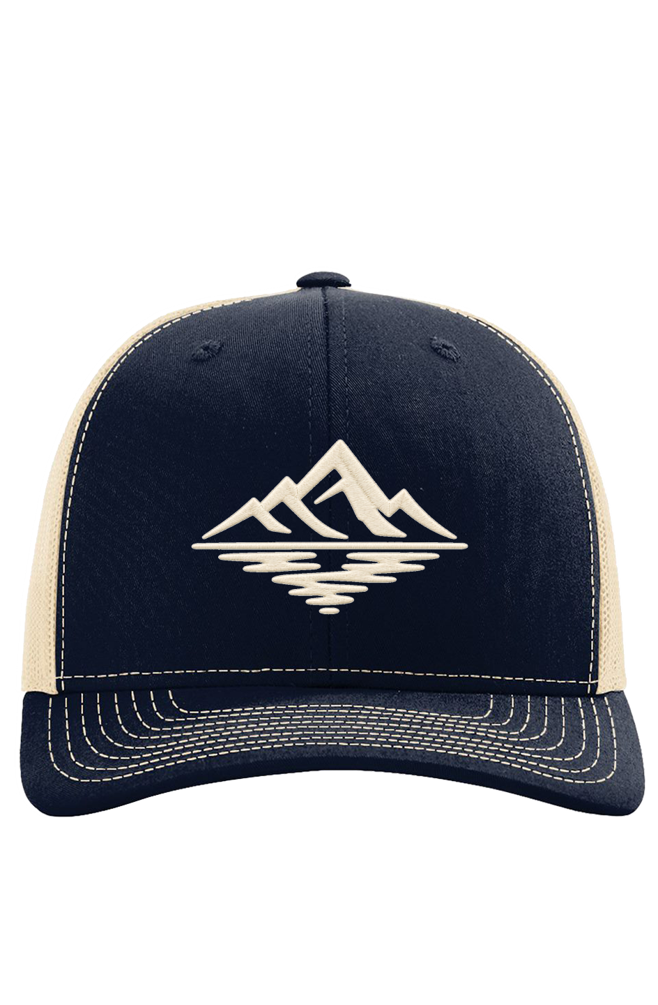 THREAD. Richardson Mesh Snapback Cap — Navy/Khaki