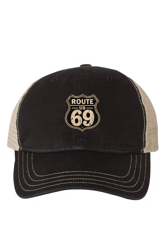 ROUTE 69 Vintage Trucker Hat
