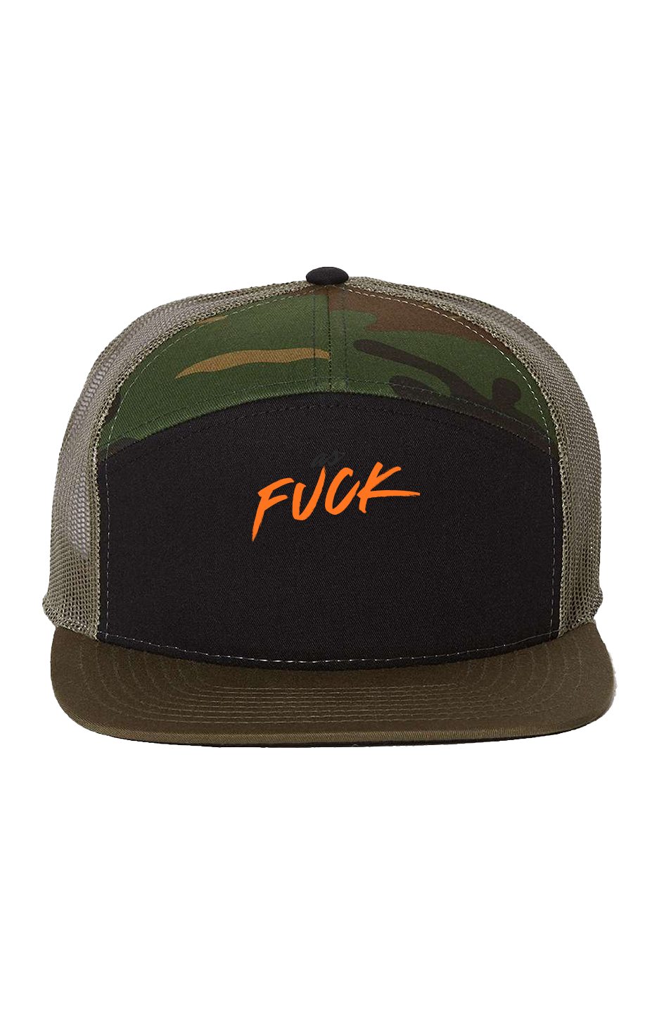 THREAD'S AF "as fuck" Black Camo Loden Cap